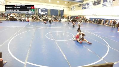 126 lbs Cons. Round 6 - Fidel De La Torre, Santa Monica High School Wrest vs Anthony Goyer, SD Move