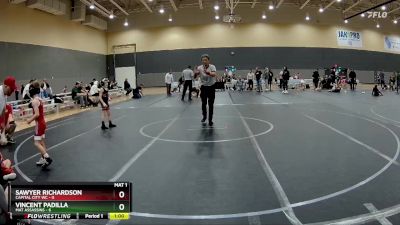 48 lbs Round 4 (10 Team) - Sawyer Richardson, Capital City WC vs Vincent Padilla, Mat Assassins