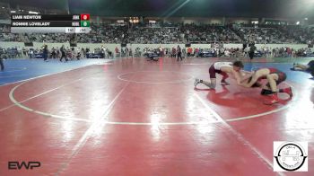 138 lbs Consi Of 8 #1 - Liam Newton, Jenks vs Ronnie Lovelady, Noble Takedown Club