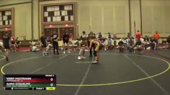 105 lbs Round 3 (6 Team) - Dario Guglielmo, Steel Valley Renegades vs Vinny Mastrianni, Catamount WC