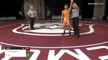 149 lbs Prelims - [Ryan Harrington], University Of New Hampshire vs Aaron Le, University Of Texas At Arlington