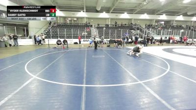138 lbs Cons. Semis - Ryder Kleinschmidt, WOW Wrestling Club vs Danny Gatto, Legacy Dragons Wrestling
