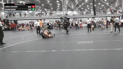 126 lbs Round 2 (6 Team) - Carlo Salinas, Mat Assassins Red vs Blake Wood, East Coast Time Out