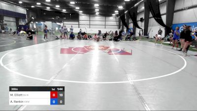 36 lbs Rr Rnd 1 - Maisie Elliott, WOW vs Addison Rankin, Team VA