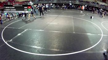 175 lbs Cons. Round 2 - Jeter Clark, Midwest Destroyers Wrestling Club vs Chevy Adams, Nebraska City Wrestling Club