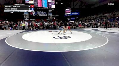 120 lbs Cons. Rd Of 32 - Maxwell Bradley, OK vs Tyler Herring, GA