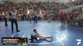 45 lbs Quarterfinal - Palmer White (sw 1), CEWA vs Somar Freeman (sw 4), Raising The Level Wrestling Cl