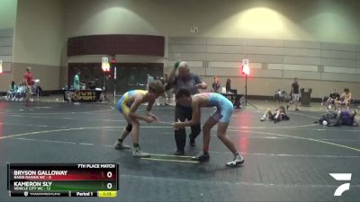 125 lbs Finals (8 Team) - Kameron Sly, Vehicle City WC vs Bryson Galloway, Ragin Raisins WC