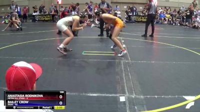 138 lbs Cross Bracket (8 Team) - Anastasia Rodnikova, Metro All Stars vs Bailey Crow, WOW