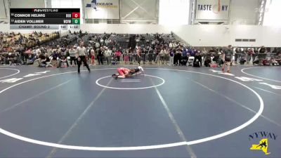 124 lbs Champ. Round 3 - Connor Helwig, Journeymen Wrestling Club vs Aiden Vollmer, Webster Schroeder Youth Wrestling