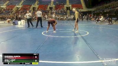 135 lbs Finals (8 Team) - Emily Light, E3-Fargo vs Khendra Garcia, E2-Carrington