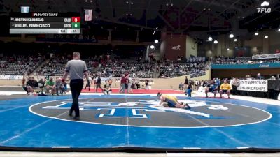 126 lbs Cons. Round 2 - Justin Klidzejs, Caldwell County vs Miguel Francisco, Great Crossing