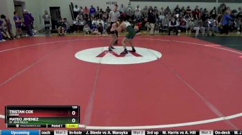 120 lbs Cons. Round 1 - Mateo Jimenez, St. John Paul II vs Tristan Cox, Corner