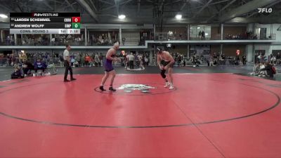 197 lbs Cons. Round 3 - Landen Schemmel, Cornell College vs Andrew Wolff, Simpson