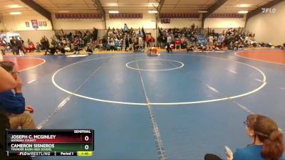 138B Semifinal - Cameron Sisneros, Thunder Basin High School vs Joseph C. McGinley, Natrona County