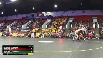 171 lbs Quarterfinals (8 Team) - Justice Onstott, St Louis HS vs Zachary Wiggins, Decatur HS