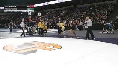 140 lbs Quarterfinal - Evelynn Thea, Lincoln (Stockton) (SJ) vs Gianna Lopez, Peninsula (SS)