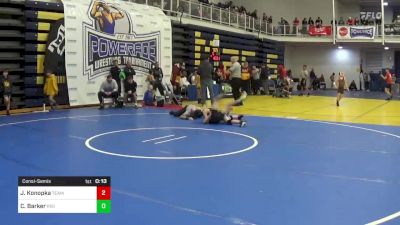 88 lbs Consolation - Jaxson Konopka, Team Tugman vs Copen Barker, Rising Kingz