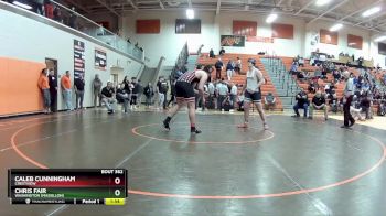 285 lbs Quarterfinal - Caleb Cunningham, Crestview vs Chris Fair, Washington (Massillon)