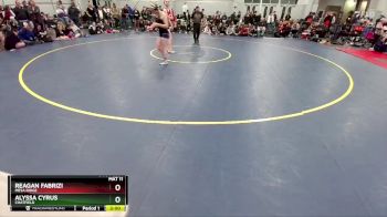 135 lbs Champ. Round 2 - Reagan Fabrizi, Mesa Ridge vs Alyssa Cyrus, Chatfield