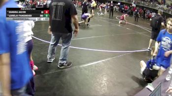 89 lbs Quarterfinal - Lorelai Fangmeier, Blair Wrestling Club vs Zandra Jacob, Neligh Oakdale