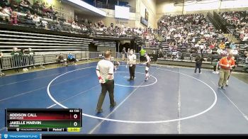 4A 120 lbs Champ. Round 1 - Jakelle Marvin, Payson vs Addison Call, Bear River