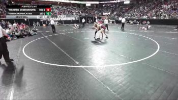 Girls 145 lbs Semifinal - Harlow Skenandore, Pulaski-Girls vs Olivia Hofrichter, Antigo-Girls