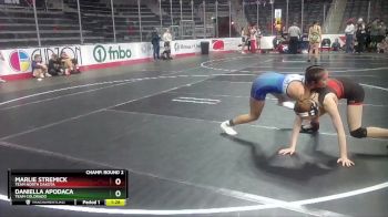 122 lbs Champ. Round 2 - Daniella Apodaca, Team Colorado vs Marlie Stremick, Team North Dakota