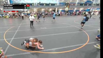 90 lbs Quarterfinal - Sam Ingram, Roundtree Wrestling vs Oz Bellamy, Unattached