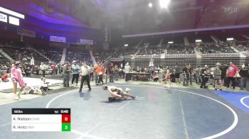 90 lbs Consi Of 4 - Angelo Nielson, Cowboy Kids WC vs Ryder Hintz, Green River Grapplers