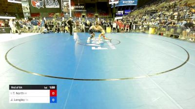 138 lbs Rnd Of 64 - Tristan North, WI vs John Longley, TN