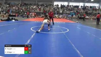 132 lbs Prelims - Bryson Vaughn, Lost Boys Wrestling Club vs Zach Ortega, Powerhouse Black