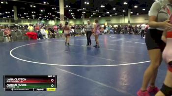 170 lbs Round 3 (8 Team) - Ashten Hubbs, Wyoming vs Lana Clayton, Head Hunters