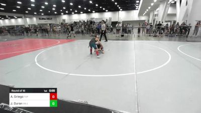 70 lbs Round Of 16 - Ahren Griego, Top Rank vs Jayman Duran, Valley Bad Boys