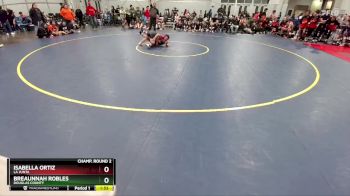 130 lbs Champ. Round 2 - Isabella Ortiz, La Junta vs Breaunnah Robles, Douglas County