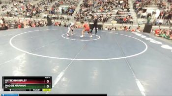 68 lbs Champ. Round 1 - Skyelynn Ripley, HI vs Maggie Graham, TN