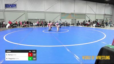 135 lbs Rr Rnd 3 - Shelby Kemp, OK Supergirls Black vs Madison Pagonis, Sisters On The Mat Pink