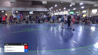 62 kg Cons 32 #2 - Levi Shivers, Anchorage Youth Wrestling Academy vs Aaron Schmitz, Montana