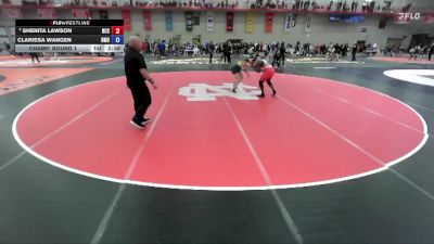 180 A Champ. Round 1 - Clarissa Wangen, Northern Michigan vs Shenita Lawson, North Central (IL)