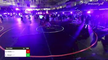 120 lbs Round Of 32 - Garett Hicks, Mad Dawg vs Landon Wood, Sheridan WC