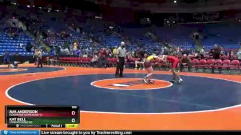 100 lbs Cons. Round 2 - Kat Bell, Lombard (Montini) vs Ava Anderson, Flossmoor (Homewood-F.)