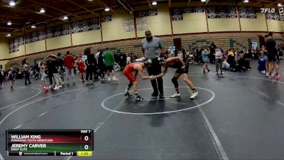 115 lbs Semifinal - Jeremy Carver, Diddy Elite vs William King, Powhatan Youth Wrestling