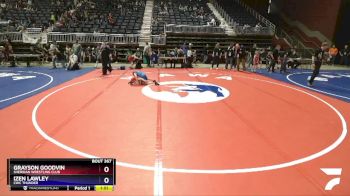 56 lbs Cons. Round 3 - Grayson Goodvin, Sheridan Wrestling Club vs Izen Lawley, CWC Thunder