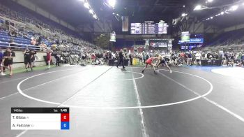 145 lbs Cons 16 #1 - Thomas Gibbs, Indiana vs Aj Falcone, New Jersey