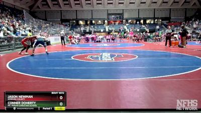 1A-126 lbs Quarterfinal - Jason Newman, Screven County vs Conner Doherty, Mt. Pisgah Christian School