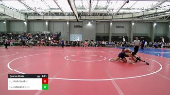 165 lbs Quarterfinal - Lincoln Archibald, Bristol Central vs Chase Catalano, Old Lyme