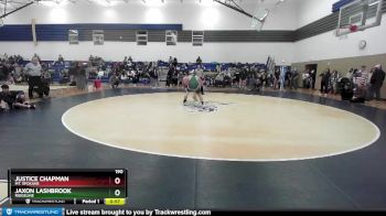 190 lbs Cons. Round 1 - Jaxon Lashbrook, Ridgeline vs Justice Chapman, Mt. Spokane