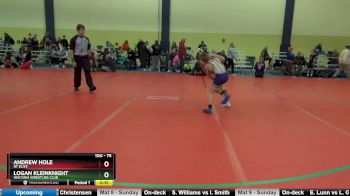 75 lbs 1st Place Match - Logan Kleinknight, Waconia Wrestlng Club vs Andrew Hole, RT Elite