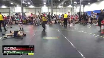 65 lbs Round 2 (6 Team) - Jackson Mills, No Escape Wrestling Academy vs Wyatt Crowe, American Gladiators-Red