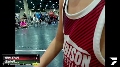 55 lbs Placement (16 Team) - Aaron Rogers, Alabama Elite - Red vs Jonah Ard, Alabama Elite Gold